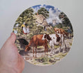 Wedgwood ‘A Cooling Drink Collector Plate by John L. Chapman | 1989 Limited Edition | Life on the Farm Series | Vintage Cattle Scene |