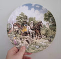 Wedgwood ‘Off to Work Collector Plate by John L. Chapman | 1988 Limited Edition  | Life on the Farm Series | Vintage English Plate