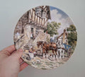 Wedgwood ‘Morning in the Farmyard Plate by John L. Chapman | 1988 Limited Edition | Life on the Farm Series | Country Horse Scene |