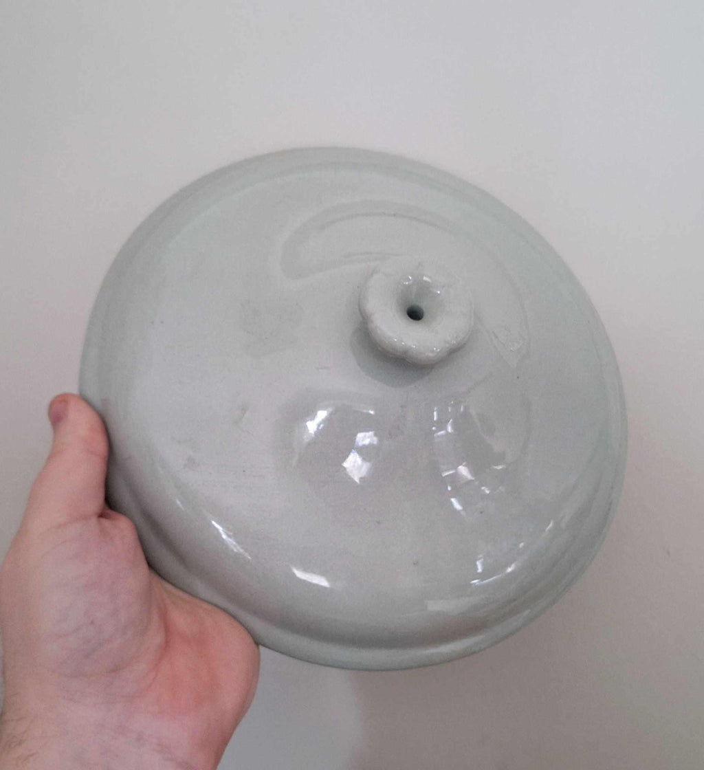 Vintage Wedgwood Celadon Green Tureen Dish with Lid  Etruria Barlaston England  Elegant Ceramic Server or Display Piece