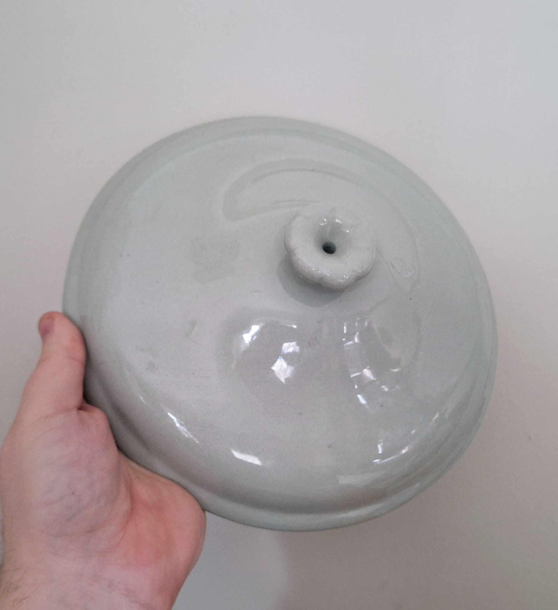 Vintage Wedgwood Celadon Green Tureen Dish with Lid  Etruria Barlaston England  Elegant Ceramic Server or Display Piece