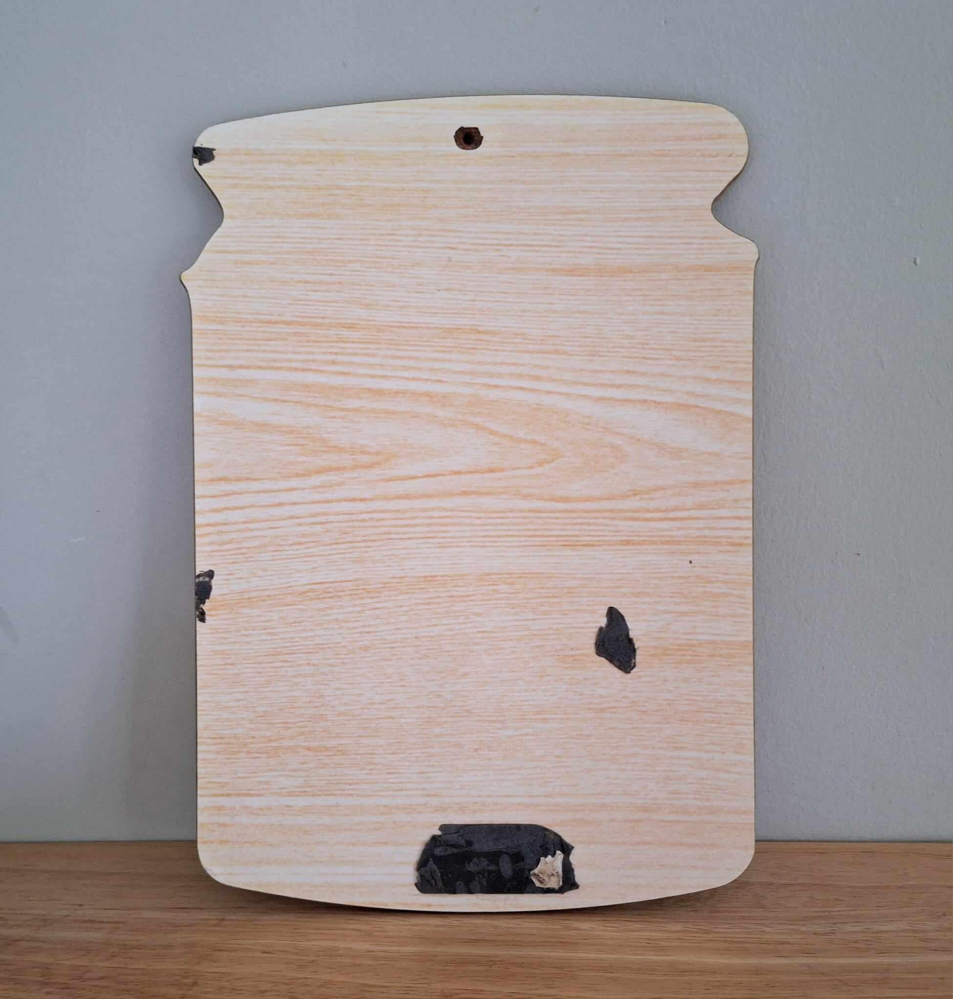 Vintage Golden Shred Marmalade Jar Wall Hanging Chopping Board  Retro Kitchen Decor