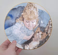 Coalport Memories of Childhood Plate  "Twos Company" by John Raynes  Barnardos Collectors Edition