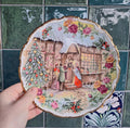 Royal Albert Christmas Carol Singers Collectors Plate Fred Erhill 1989 Boxed Bone China