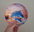 Sunset Splash Dolphin Plate by Robin Koni  Danbury Mint Coalport  Magical Dolphin Plate Collection  Wall Art Decor  Collector Plate