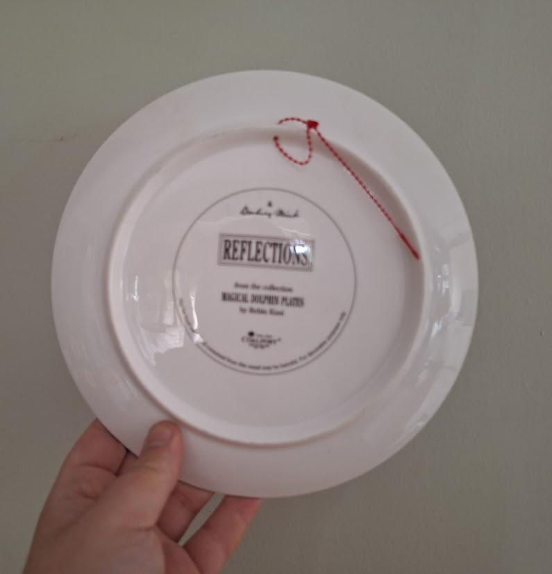 Reflections Coalport Danbury Mint Magical Dolphin Plate by Robin Koni  Collectors Wall Art Ocean Scene