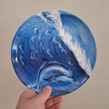 Surf School Dolphin Plate by Robin Koni  Danbury Mint Coalport  Magical Dolphin Plate Collection  Wall Art Decor  Collector Plate