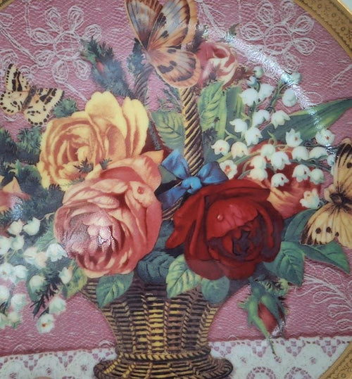 Gloria Vanderbilt "Spring in Bloom" Decorative Plate  1993 Limited Edition Collector's Plate