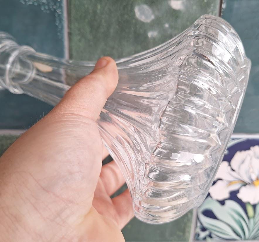 Vintage French Lead Crystal Decanter with Stopper | 24% Lead Crystal | Elegant Barware Gift | Collectible Crystal Bottle