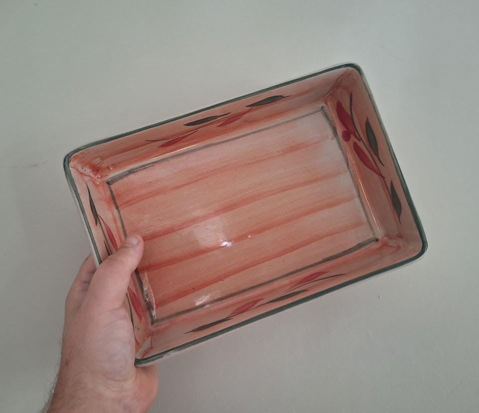 Vintage A and P Ware Hand-Painted Ceramic Cream & Sugar Set with Tray  Leaf Motif, Microwave and Dishwasher Safe
