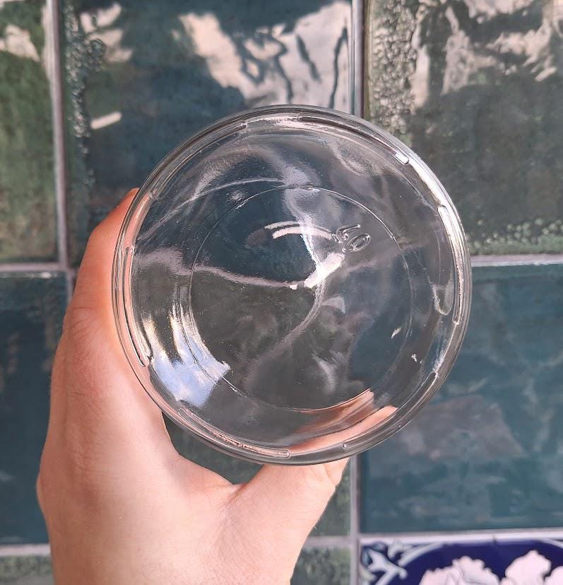 Vintage Glass Storage Jars Set of 3 Clear Kitchen Canisters With Lids Pantry Storage Apothecary Style Jars