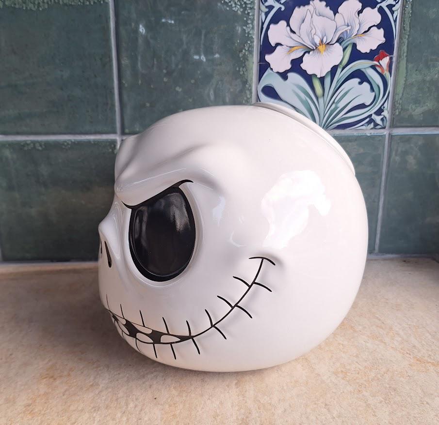 Disney Jack Skellington Cookie Jar, Nightmare Before Christmas Biscuit Jar, Disney  Ceramic Storage Jar, Tim Burton Collectible Halloween