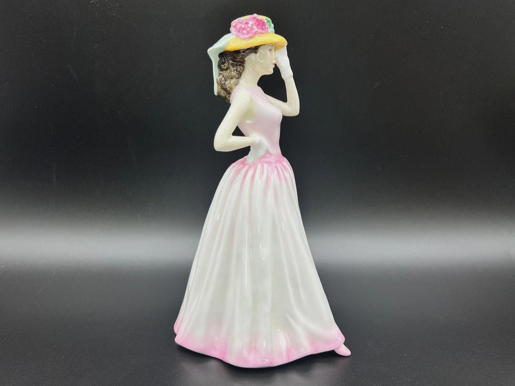 Royal Doulton Happy Birthday 2000 Figurine HN4215, Pink Dress Lady Figure, Nada Pedley Design