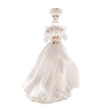 Royal Doulton A Winters Morn Figurine HN4622, Limited Edition White & Gold Figure, John Bromley Design