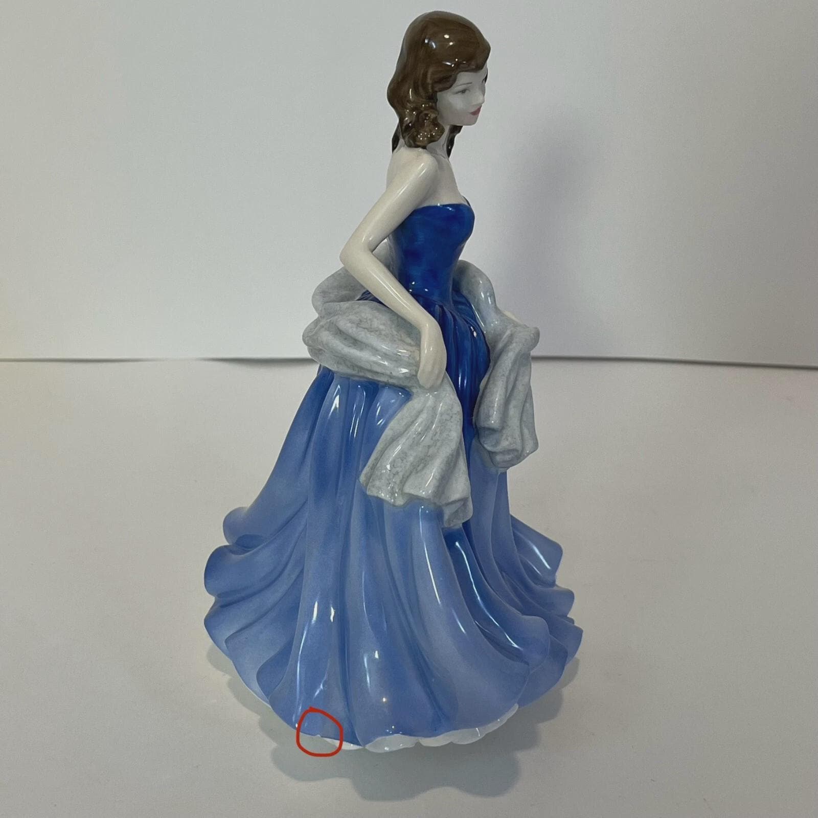 Royal Doulton Moonlight Serenade Figurine HN4530, Pretty Ladies New, Blue Dress Figure, John Bromley Design