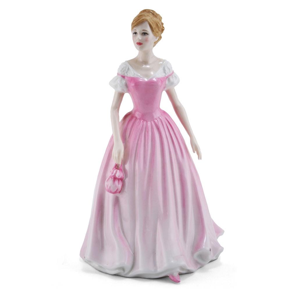 Royal Doulton Love of Life Figurine HN4529FS, Factory Sample, Pink Dress Figure, Nada Pedley Design