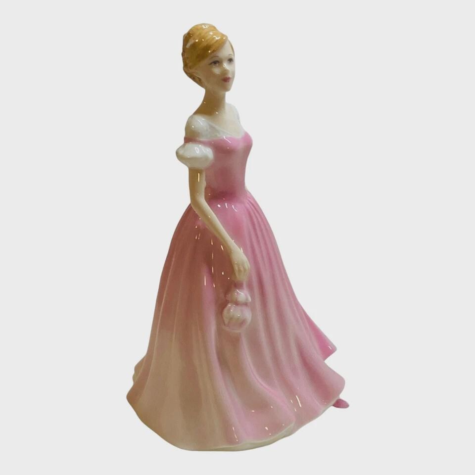 Royal Doulton Love of Life Figurine HN4529FS, Factory Sample, Pink Dress Figure, Nada Pedley Design