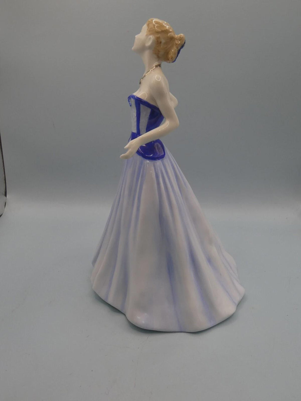Royal Doulton Moonlight Gaze Figurine HN4362, Lady of the Year 2002, Blue Dress Figure, Tim Potts Design