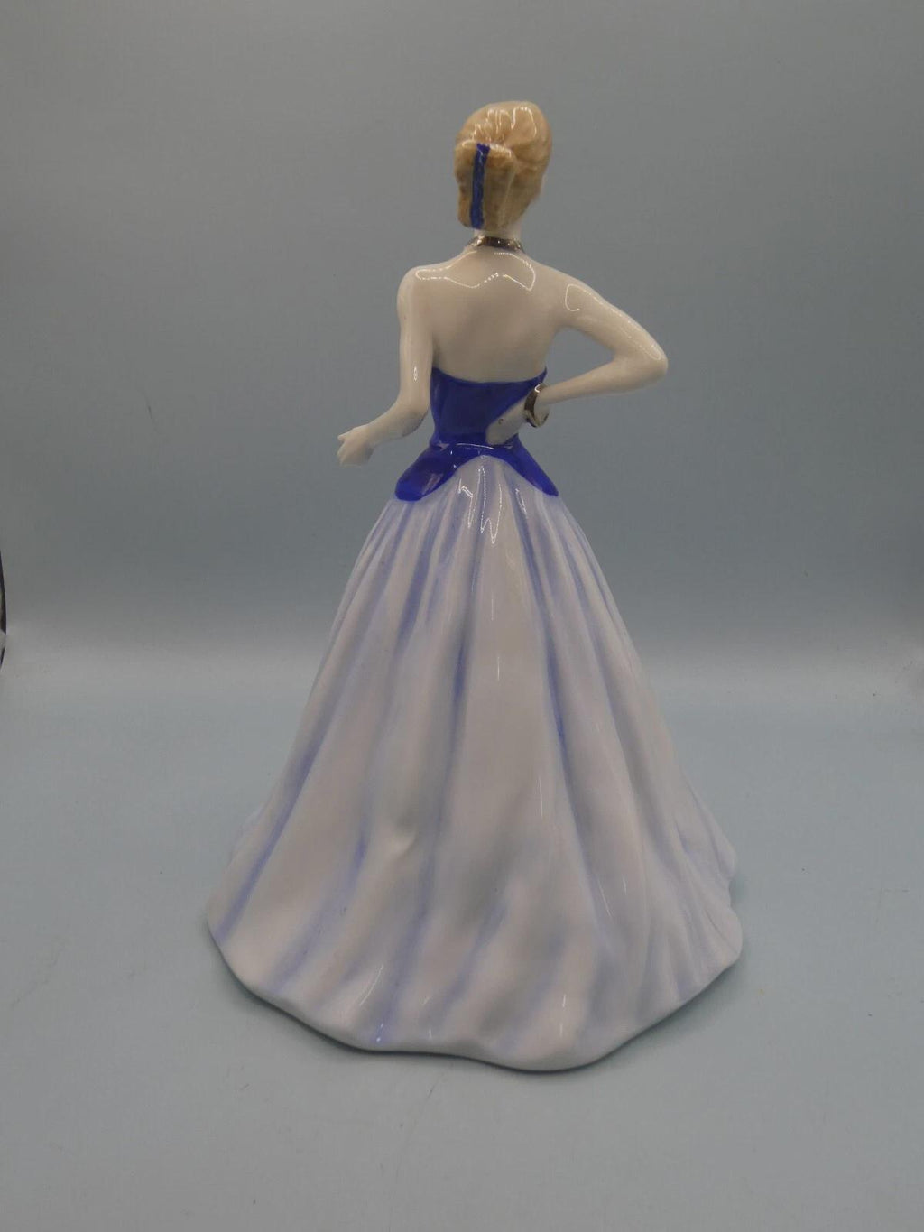 Royal Doulton Moonlight Gaze Figurine HN4362, Lady of the Year 2002, Blue Dress Figure, Tim Potts Design