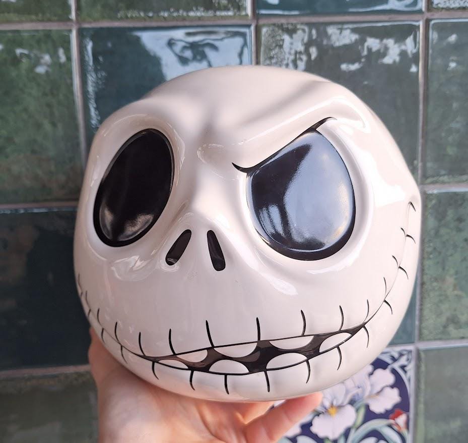 Disney Jack Skellington Cookie Jar, Nightmare Before Christmas Biscuit Jar, Disney  Ceramic Storage Jar, Tim Burton Collectible Halloween