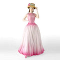 Royal Doulton Happy Birthday 2000 Figurine HN4215, Pink Dress Lady Figure, Nada Pedley Design