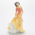 Royal Doulton Linda Figurine HN3879, Classic Pretty Ladies, Gold & Red Dress Figure, N. Pedley Design