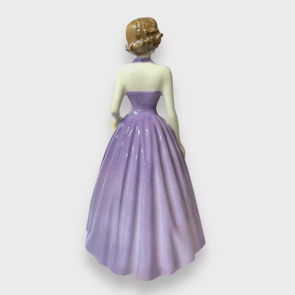 Royal Doulton Emma Figurine HN4786, Limited Edition 1000, Purple & Cream Dress, Nada Pedley Design