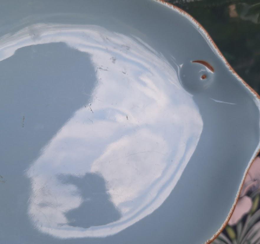 Blue Ceramic Fish Serving Dish, Coastal Nautical Seafood Platter, Beach House Decor