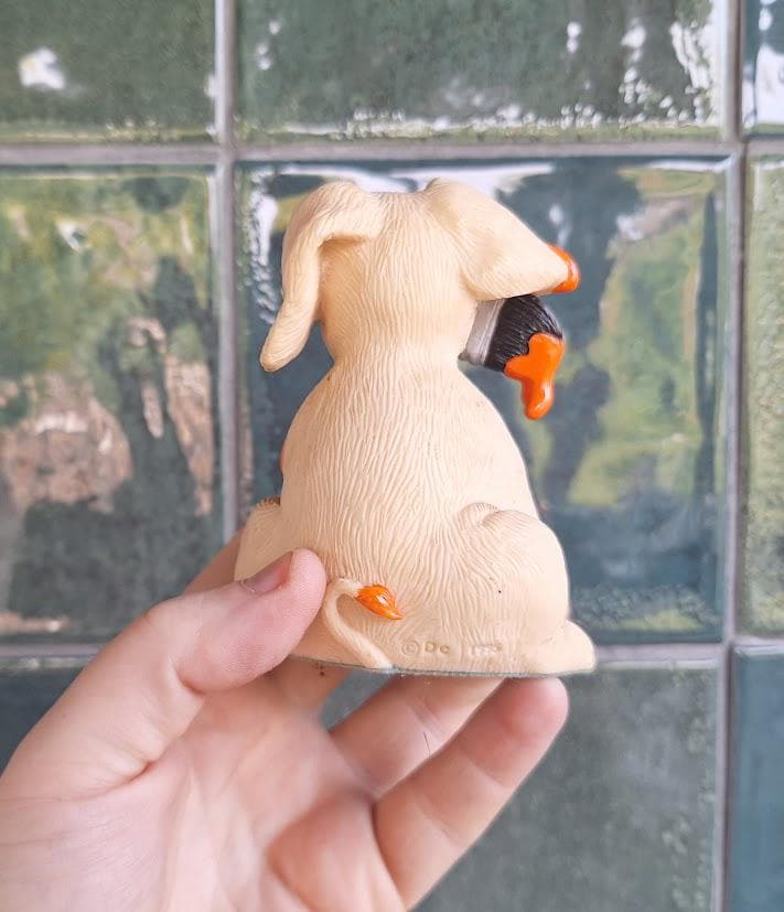 Piggin Decorating Figurine David Corbridge Piggin Collectible Painter Pig Ornament Handmade Resin Figure 1995