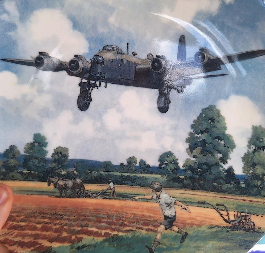 Royal Doulton Stirling Bomber Aviation Collector Plate Michael Turner (Certificate)