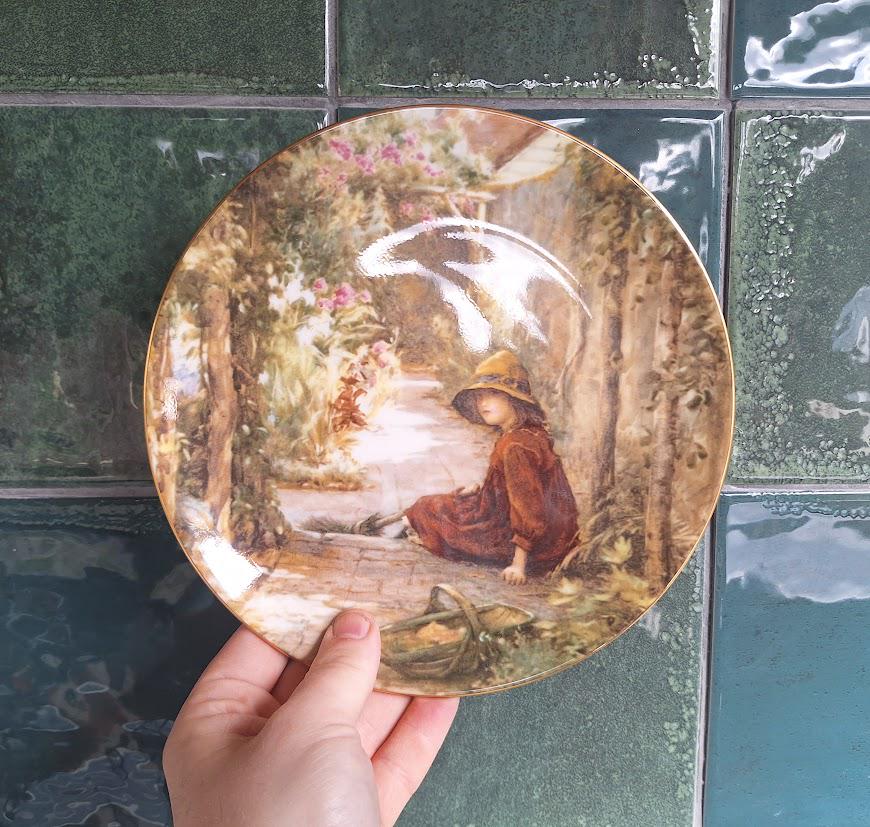 Wedgwood Yesterday's Child The Little Gardener Collector Plate Joseph Harold Swanwick Bone China Boxed With Certificate