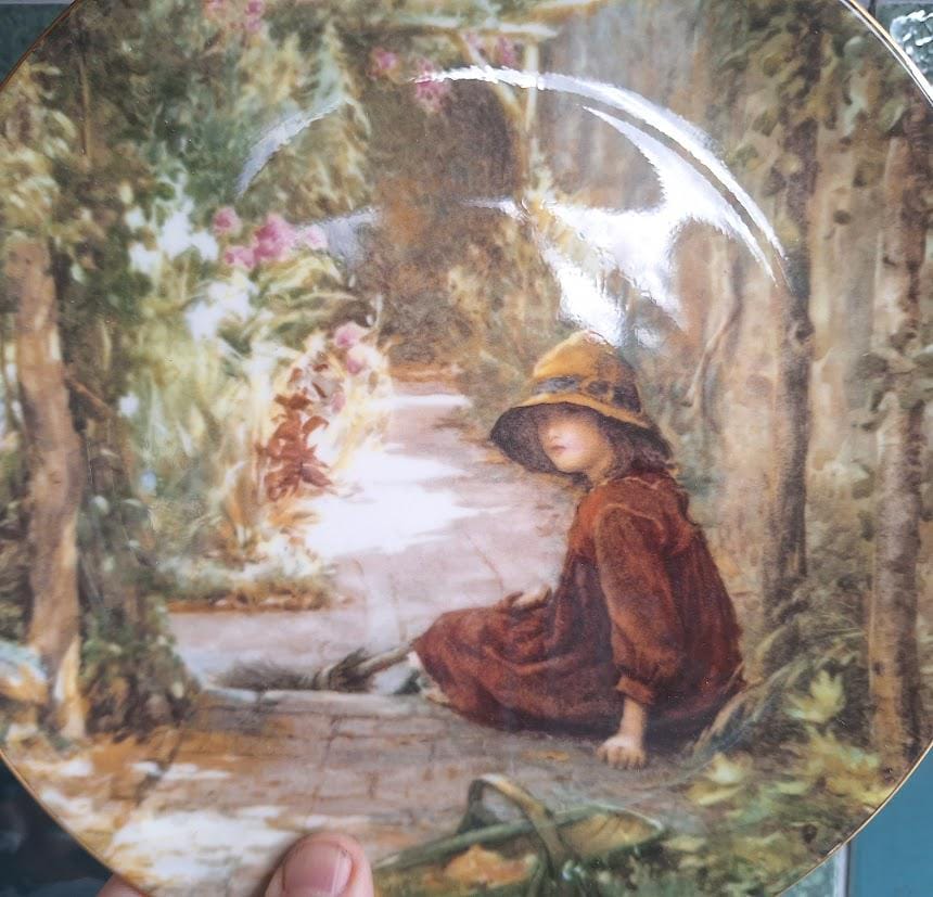 Wedgwood Yesterday's Child The Little Gardener Collector Plate Joseph Harold Swanwick Bone China Boxed With Certificate