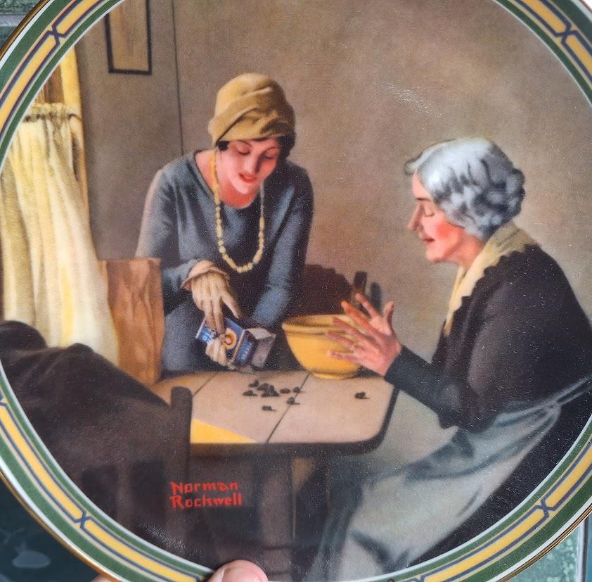 Norman Rockwell Collector Plate: A Family's Full Measure (1985)