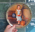 Norman Rockwell A Young Girl's Dream Collector Plate Edwin M. Knowles Rockwell's American Dream Series