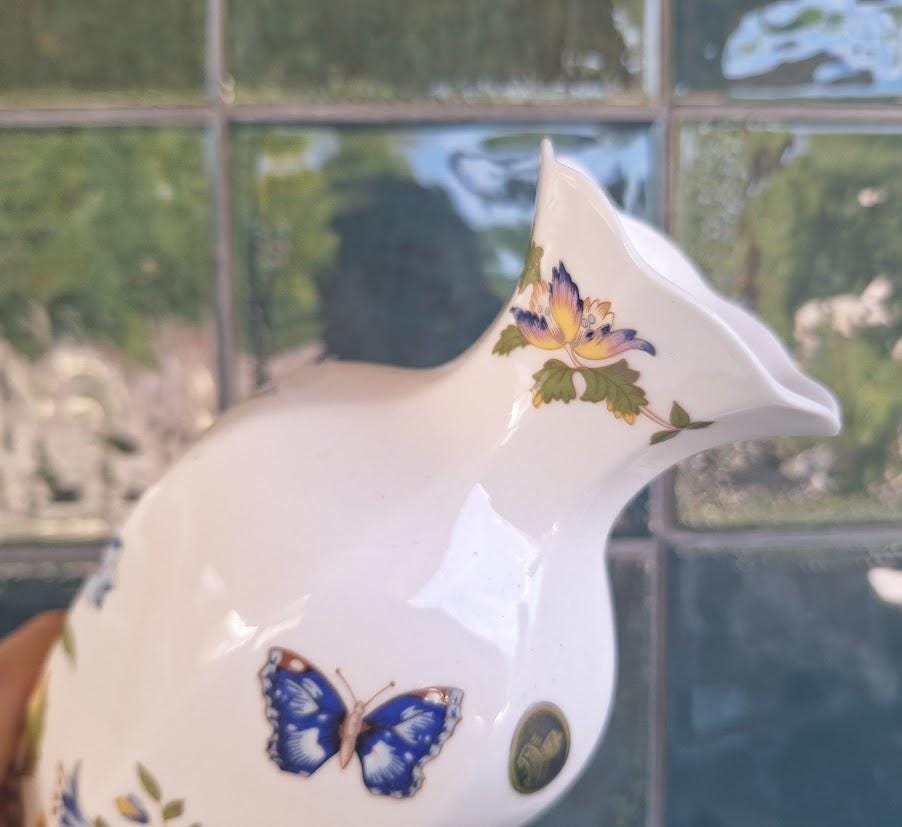 Vintage Aynsley Cottage Garden Vase, Windsor Shape, Fine Bone China, Floral Butterfly, England