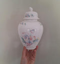 Vintage Aynsley Little Sweetheart Lidded Vase, Fine Bone China Ginger Jar