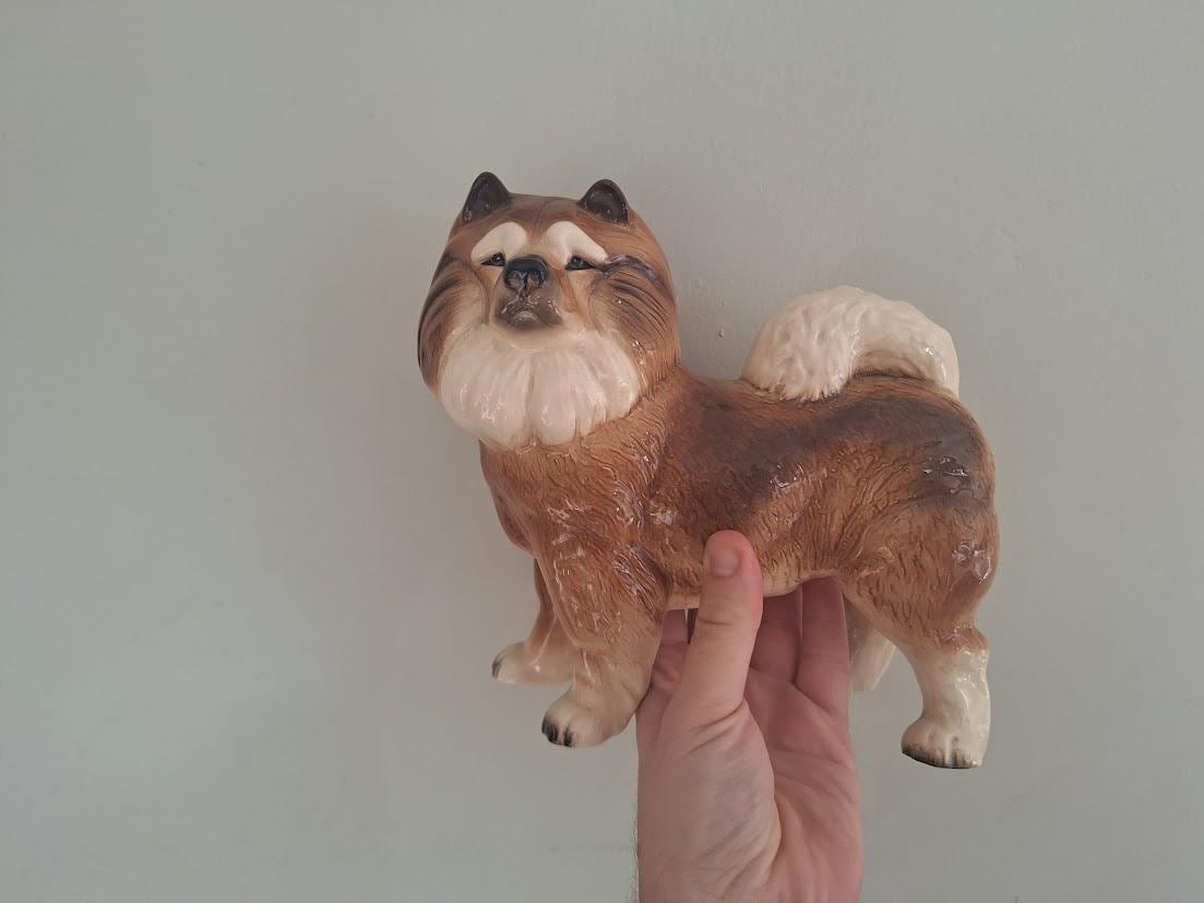 Vintage Coopercraft Chow Chow Dog Figurine, Beswick Style Ornament