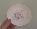 Vintage Aynsley Little Sweetheart Fruit Bowl Fine Bone China Made in England Floral Serving Bowl Trinket Dish