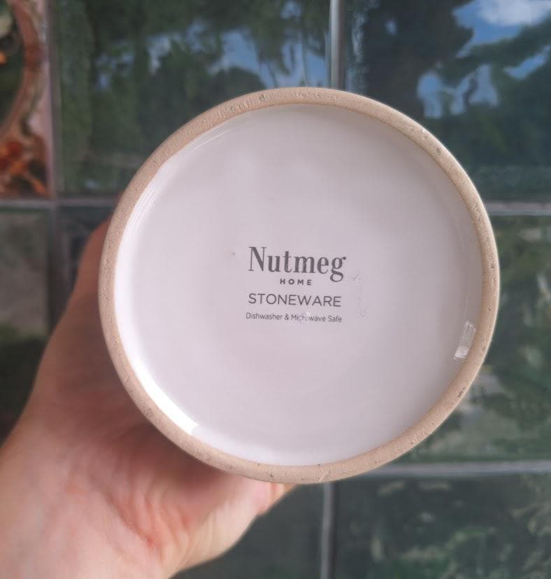 Nutmeg Home Rabbit and Duckling Stoneware Storage Jar with Lid Easter Bunny Kitchen Canister Spring Cottage Decor