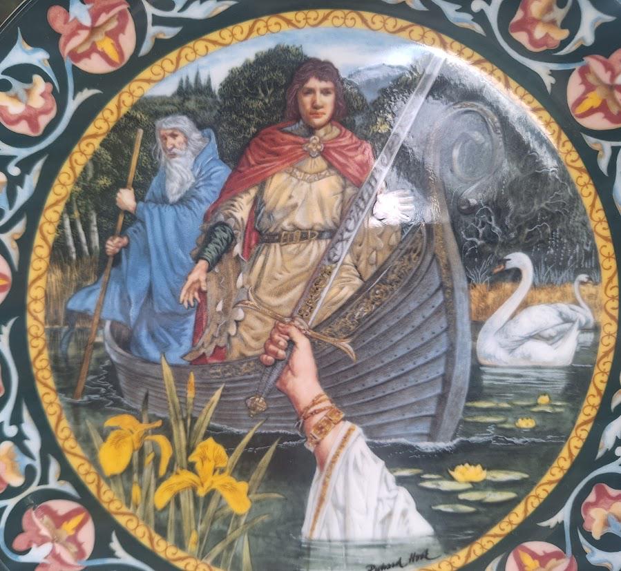 Wedgwood Excalibur Collector Plate 1987 Richard Hook Bone China King Arthur Limited Edition