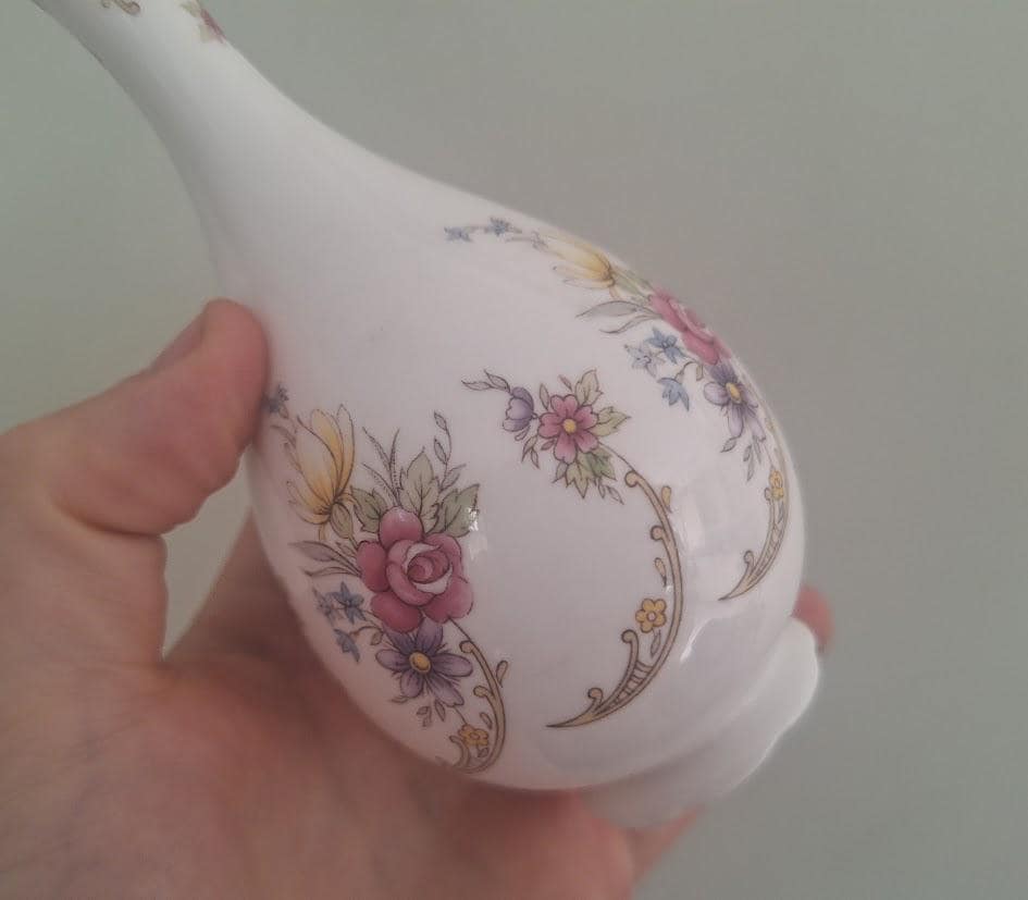 Vintage Coalport Selborne Miniature Bud Vase Fine Bone China England Floral Posy Vase Collectable