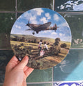 Royal Doulton Spitfire Coming Home Heroes of the Sky Collector Plate Michael Turner RAF Aviation Plate With Certificate