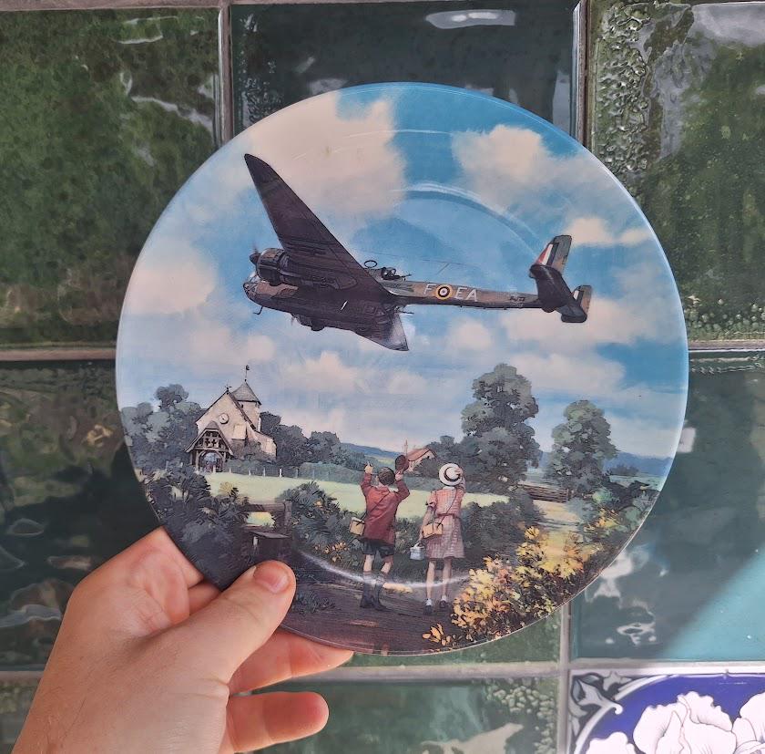 Royal Doulton Rescue Role Plate: Seaplane Maritime Rescue Scene, Guardians of the Sea Collection