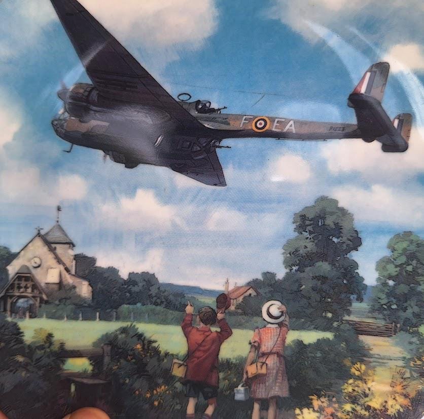Royal Doulton Rescue Role Plate: Seaplane Maritime Rescue Scene, Guardians of the Sea Collection