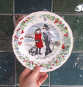 Wedgwood V&A Museum Christmas Plate 1991: Children Winter Scene Bone China (Boxed)