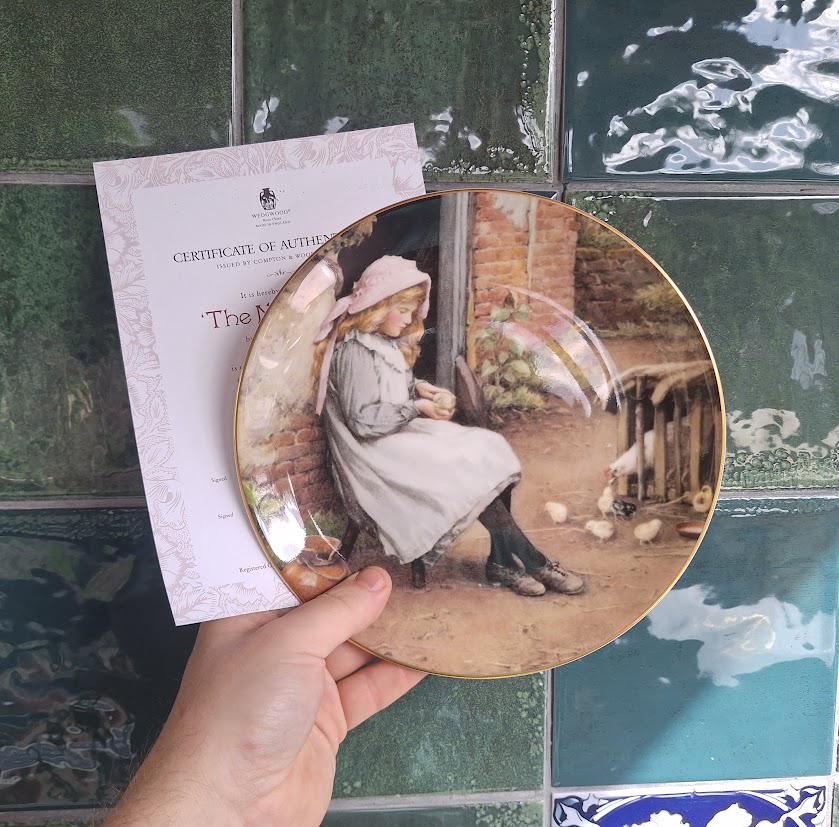 Wedgwood Collector Plate: The New Brood, Yesterday's Child Series, Bone China