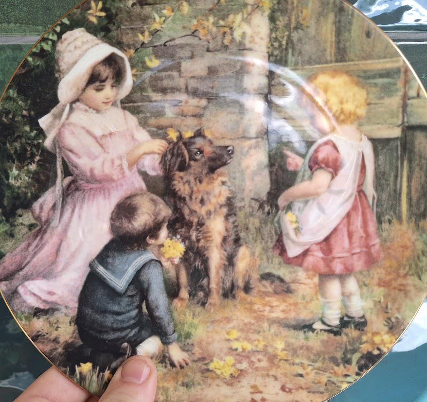 Wedgwood Yesterday's Child Spring Decorations Collector Plate Agnes Gardner King Bone China Boxed With Certificate