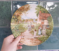 Wedgwood Collector Plate: The Path to the Green, Village Scene, 1989 (Boxed)