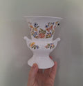 Vintage Aynsley Cottage Garden Urn Vase: Fine Bone China Floral Butterfly (5.5 Inch)