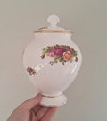Vintage Royal Albert Old Country Roses Large Lidded Ginger Jar Boxed England